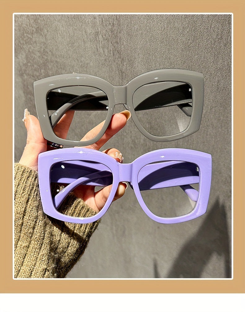 👓👓Oversized  Square Frame Uv Protection Sunglasses