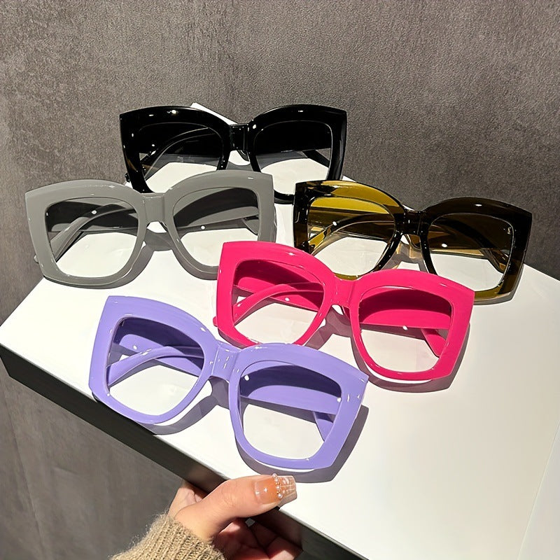 👓👓Oversized  Square Frame Uv Protection Sunglasses
