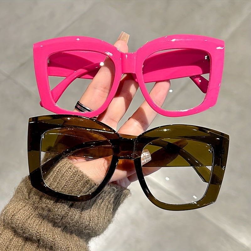 👓👓Oversized  Square Frame Uv Protection Sunglasses