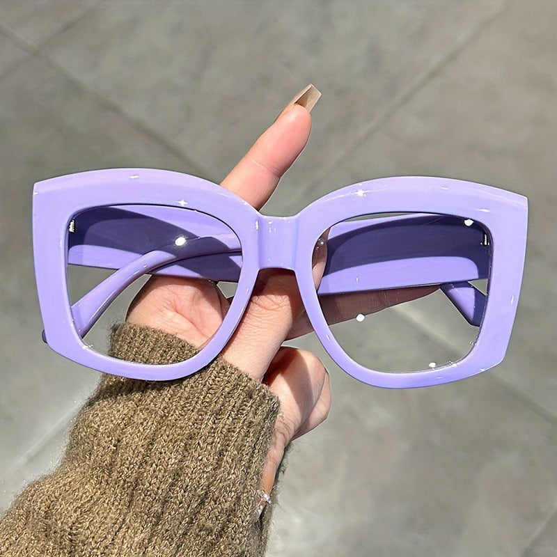 👓👓Oversized  Square Frame Uv Protection Sunglasses