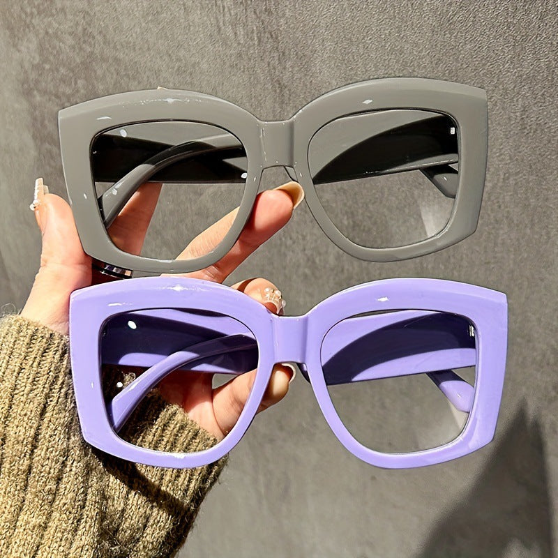 👓👓Oversized  Square Frame Uv Protection Sunglasses