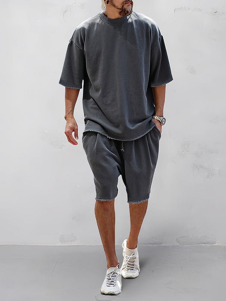 🔥🔥🔥49.98% OFF NOW! ✨ Loose Fit Solid Sports Sets