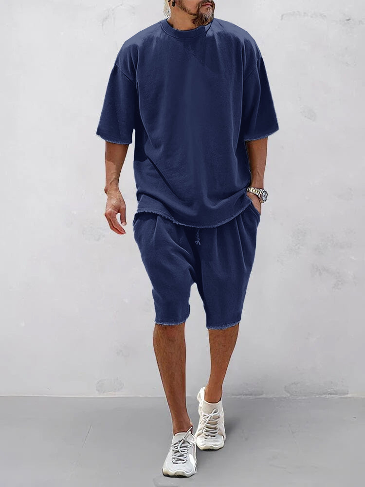 🔥🔥🔥49.98% OFF NOW! ✨ Loose Fit Solid Sports Sets