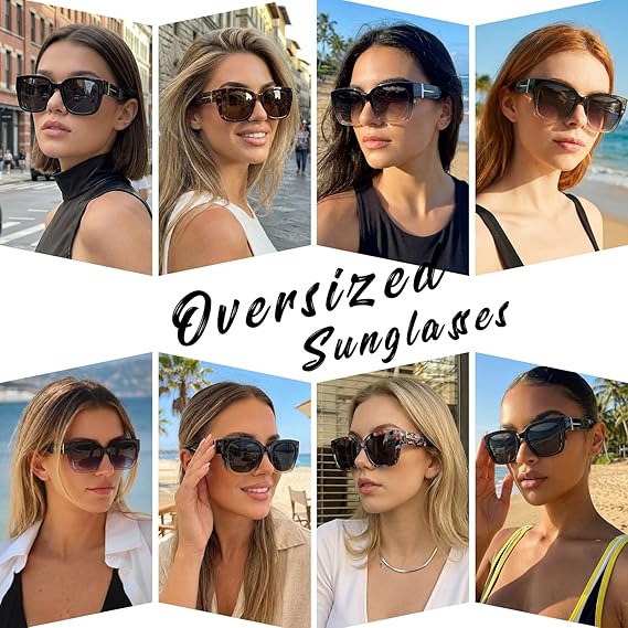 👓👓Polarized Fit Over Sunglasses for Women – UV400 Protection Floral Frame Wear Over Prescription Glasses