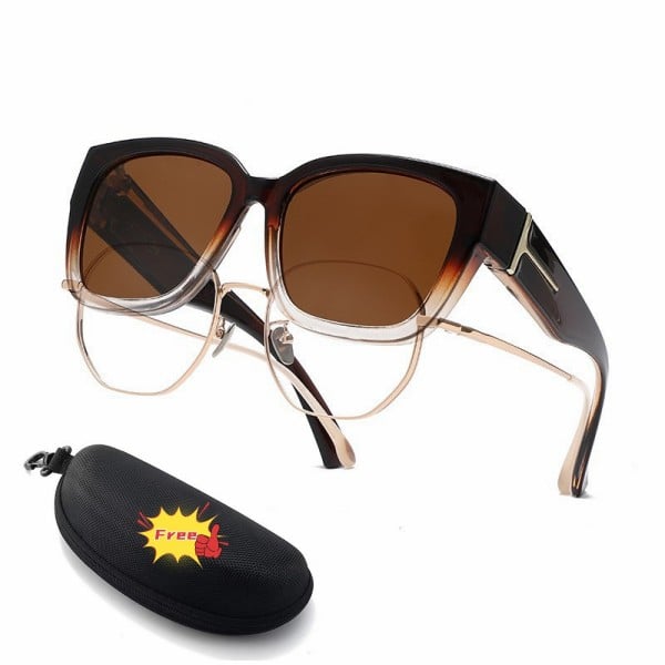 👓👓Polarized Fit Over Sunglasses for Women – UV400 Protection Floral Frame Wear Over Prescription Glasses