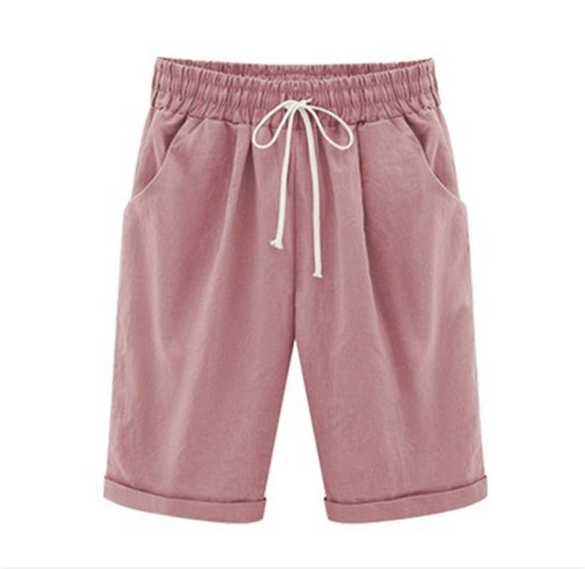 🔥🔥Limited time sale  Women's Casual Loose-Fit Cotton Summer Shorts with Pockets