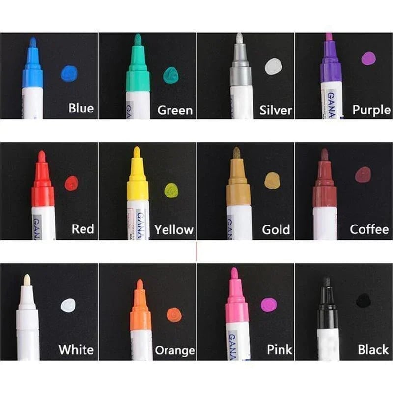 🔥🔥Time-Limited Special Price: $36.99!!⏰Waterproof Tire Paint Pen