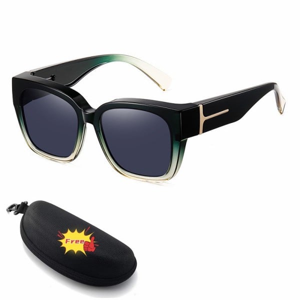 👓👓Polarized Fit Over Sunglasses for Women – UV400 Protection Floral Frame Wear Over Prescription Glasses