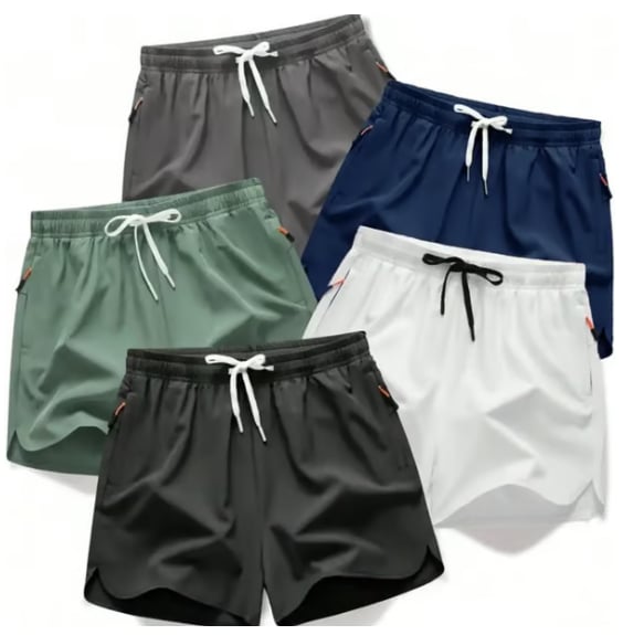 👖👖Men's  Running Shorts – Quick-Dry Athletic Gym Shorts (1 / 5 Pack)
