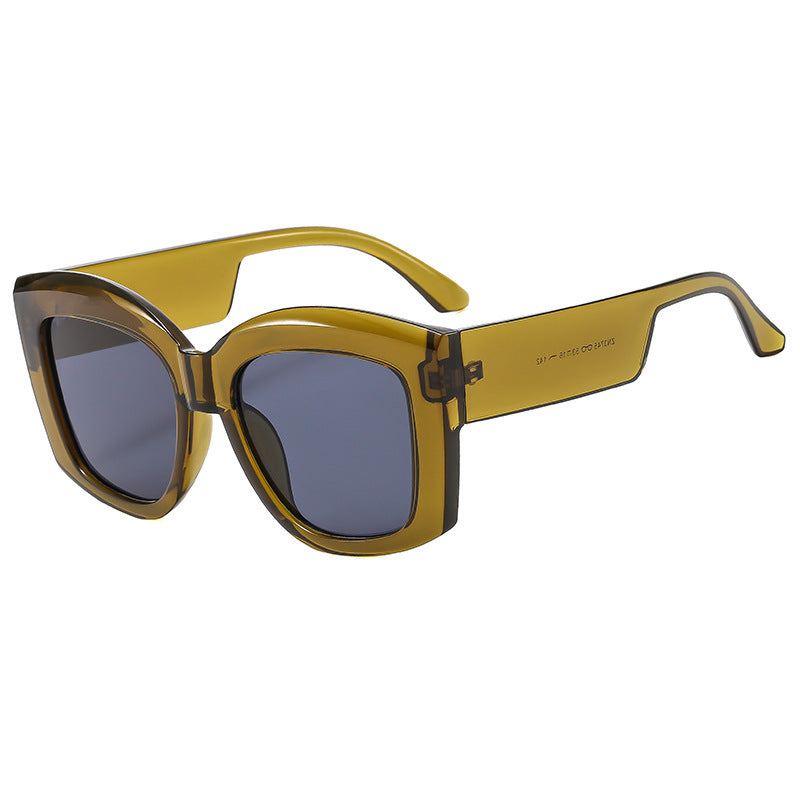 👓👓Oversized  Square Frame Uv Protection Sunglasses